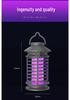 USB Rechargeable Mosquito Killer Lamp: Wall-Mounted or Portable, Indoor & Outdoor Use, Purple Light Repellent.