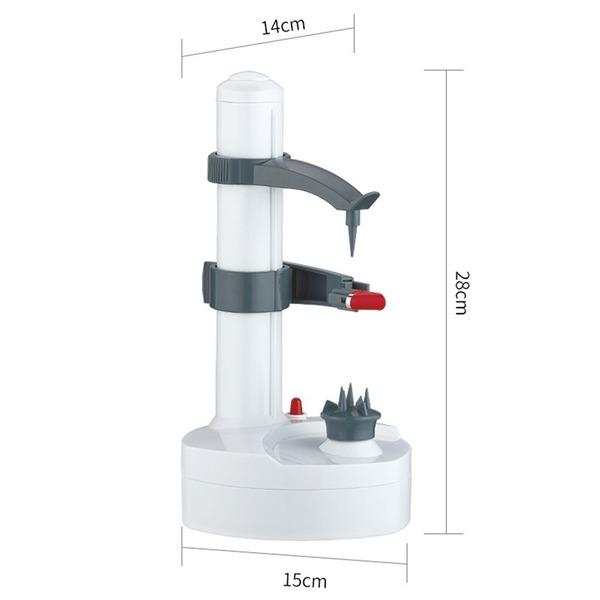 Electric Apple Peeler Cutter Slicer Fruit Potato Peeler Automatic Battery Operated Machine Easy-to-use Kitchen Tool Utensil