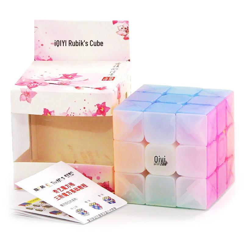 Qiyi Jelly Color Series Transparent Pyraminx Skewb - 2 to 5 Layers with Exquisite Color Permutation