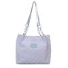 Plaid Large-capacity Bag Women's 2025 New Casual Shoulder Bag Simple Tote Bag