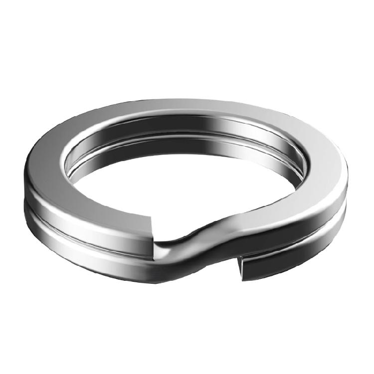 200Pcs Stainless Steel Fishing Split Rings High Strength Fishing Lures Rings Connector Fishing Lures Tackle Set, 5 Size