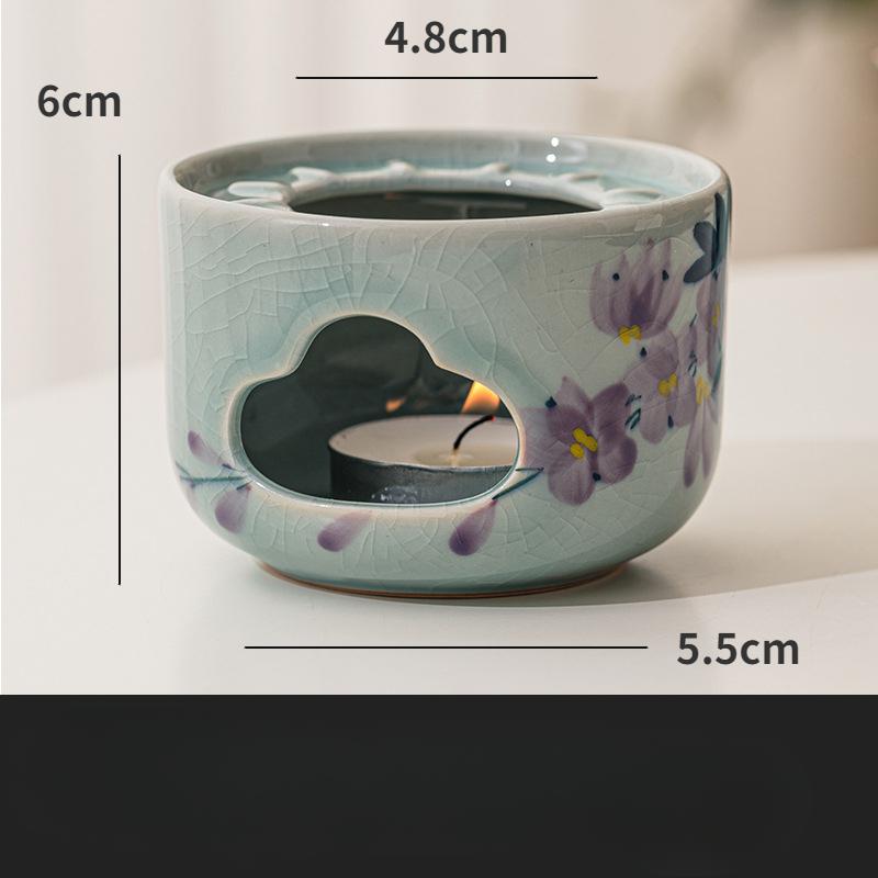 

Магнолия Свеча Подогреватель Чая Аксессуары Керамическая Несущая Балка Заварочный Чайник Нагреватель Открытого Пламени Плита Подставка Для Чайника