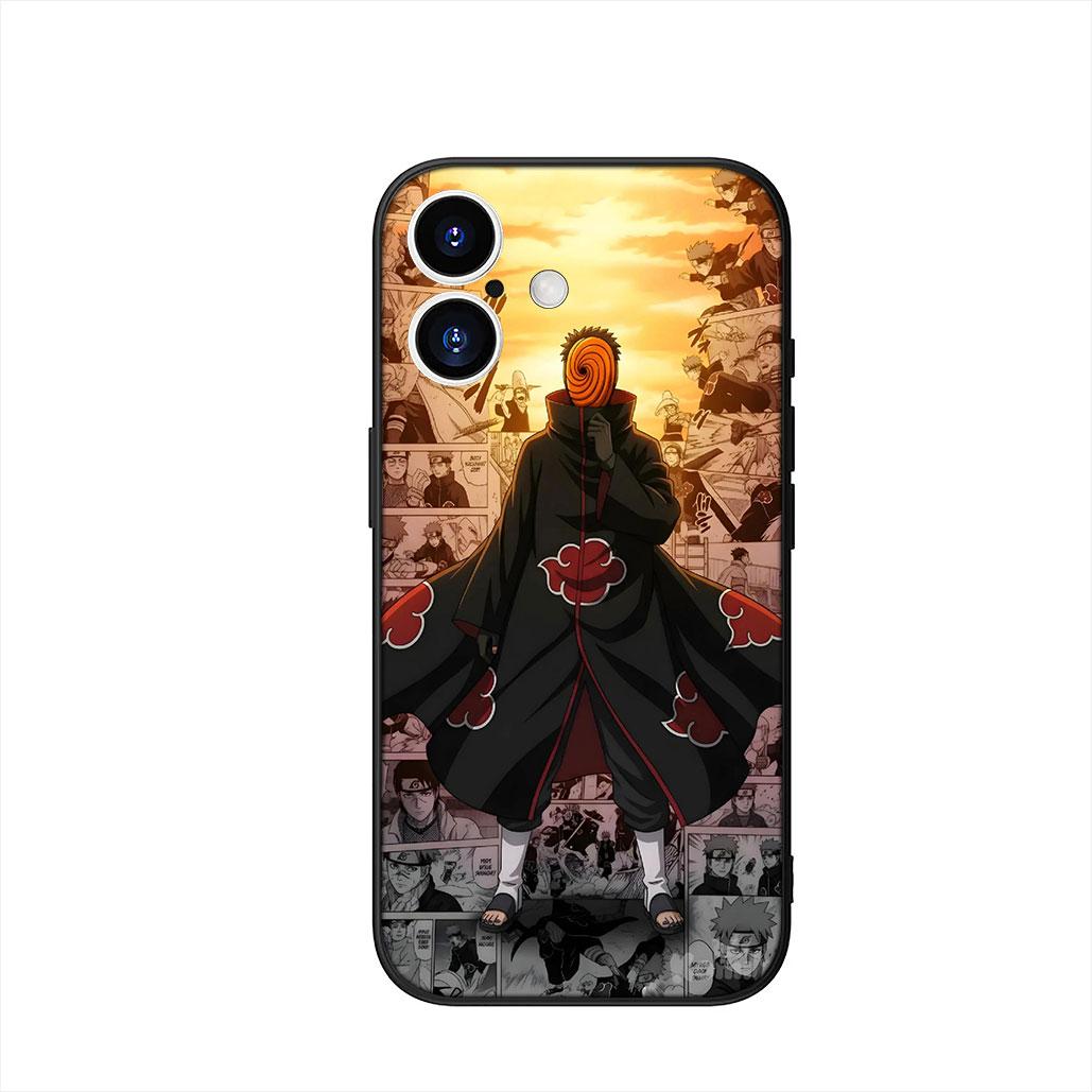 

Tobi Obito Narutos Sasuke Uchiha Itachi Phone Case for Apple iPhone 16 15 14 Plus 13 12 Mini 17 Pro Max + 16E Air 16+ ProMax iPhone 14 Pro Max