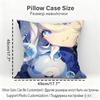 Genshin Impact Furina Cushion Household Decoration Linen Sofa Cushion Cover: Skin-Friendly & Breathable with Invisible Zipper
