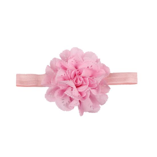 Lovely Hollow Cloth Flower Baby Girl Headband Elastic Band Headwear Decor Gift
