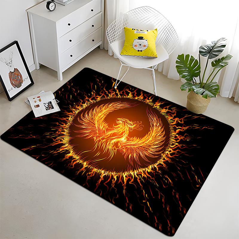 Chinese Five Elements Tai Chi Eight Diagrams Carpet Living Room Children's Carpet Home Decor Carpet Door Mat Rugs for Bedroom