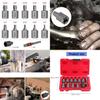 Multiple Spline Screw Extractor Set Easy Out Tool For Broken Stripped Bolts Top Sale