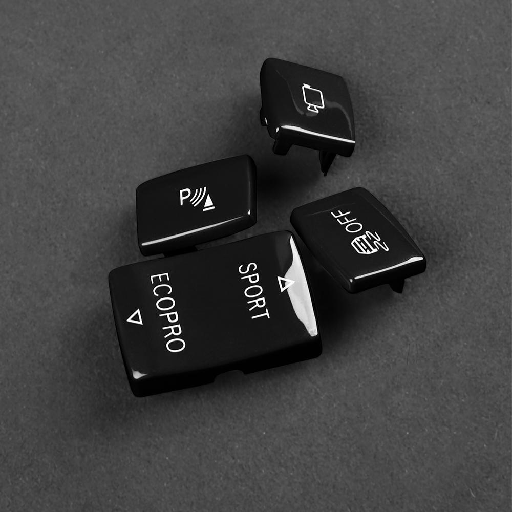 1 Set Car Gear Shift Switch Button Cover For Bmw 1 2 3 4 Series
