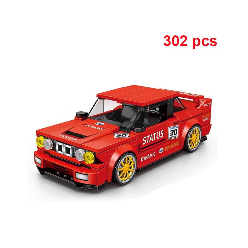 Moc Speed Technisches Auto Stadtfahrzeug Rennauto Bausteine Sportwagen Garage Auto Rennauto Auto Kreatives Spielzeug