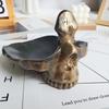 New Creative Design Skull Glasses Stand Craft Desktop Ornament Glasses Display Stand DIY Key Holder Sculptures Home Decoration