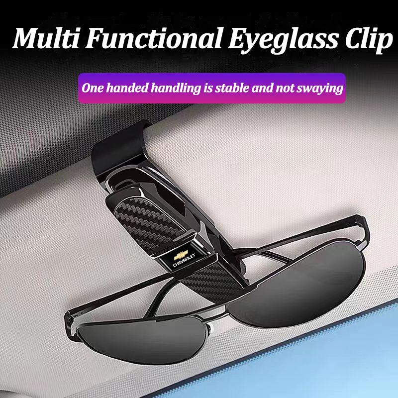 Car Interior ABS Glasses Clip Sun Visor Eyeglasses Sunglasses Holder For Chevrolet Matiz Onix Aveo Beat Optra SS Sail Volt Niva