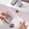 Portable 3 in 1 Travel Toothbrush Set Plastic Mouthwash Cup Toothpaste Storage Box  for Daily Use