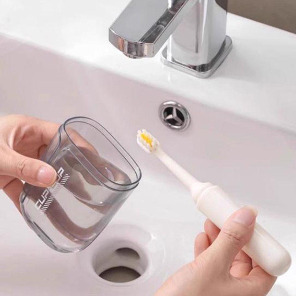 Portable 3 in 1 Travel Toothbrush Set Plastic Mouthwash Cup Toothpaste Storage Box for Daily Use