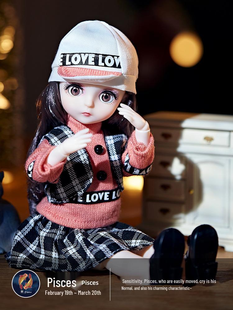 DIY Princess Constellations Vinyl Doll - 13 Joint Movable Toy