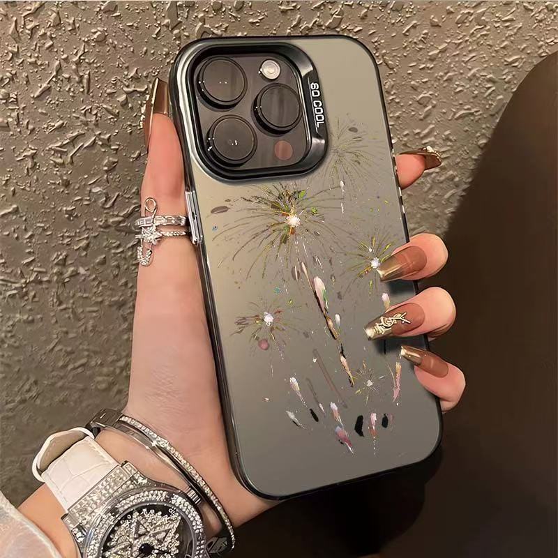 New creative fireworks case for Apple iPhone 17, iPhone 16 Pro, iPhone 15 Pro, trendy and popular. iPhone 7
