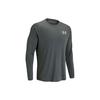 Velocity Casual Breathable Training Long Sleeve Raglan T-Shirt Men Tops Gray 1366783-012