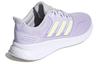 adidas Neo Runfalcon Vintage Mesh Slip Resistant Low Top Casual Running Shoes Women's Light Purple Yellow EG8632