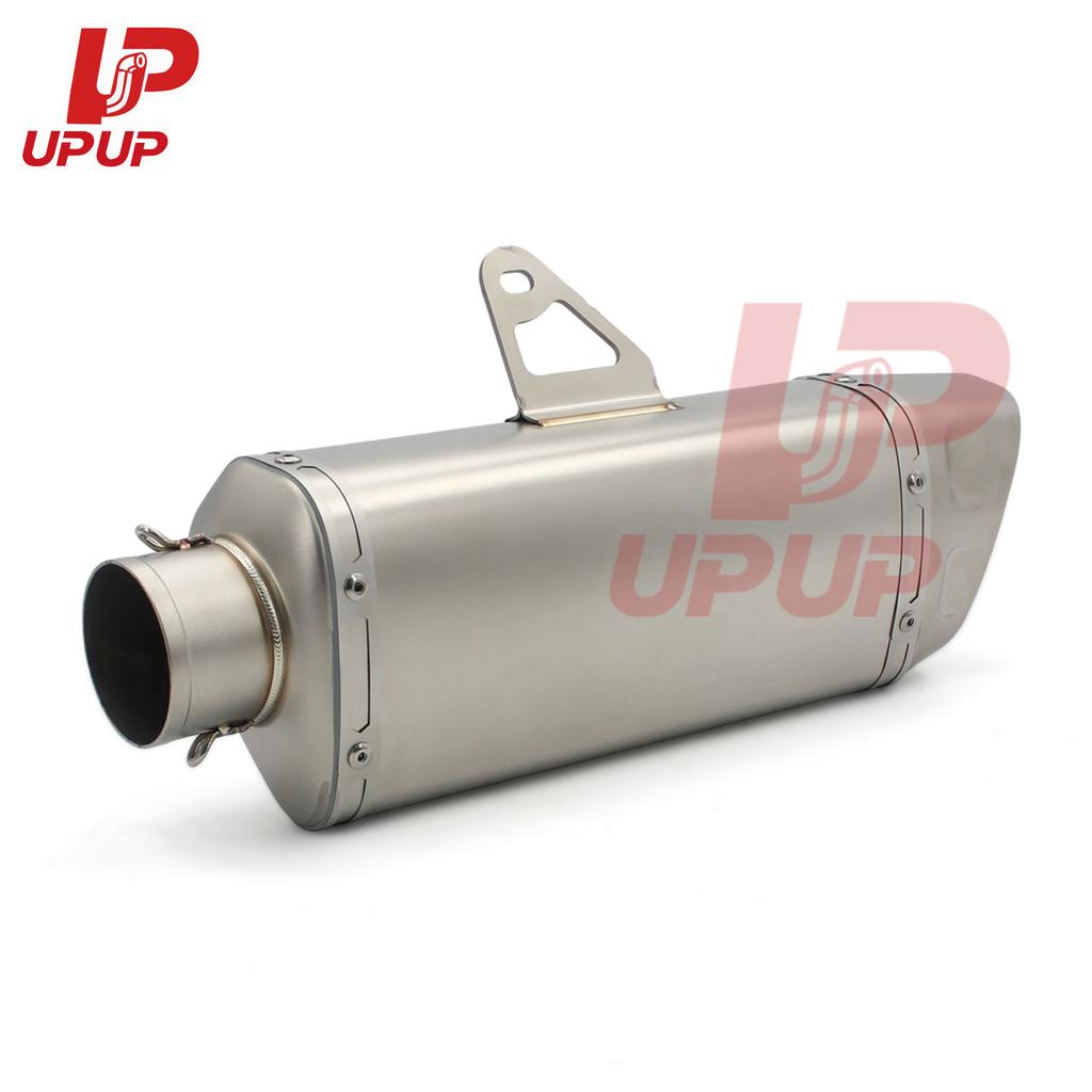 Universal Motorcycle Exhaust 61mm Motocross Muffler Escape Moto Stainless Steel Pipe For GSXR1000 GSXR1300 Z900 Z1000 MT09 MT07