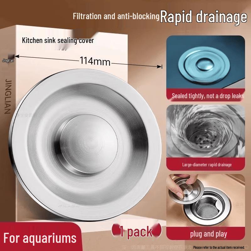 

304 Stainless Steel Kitchen Sink Strainer & Stopper