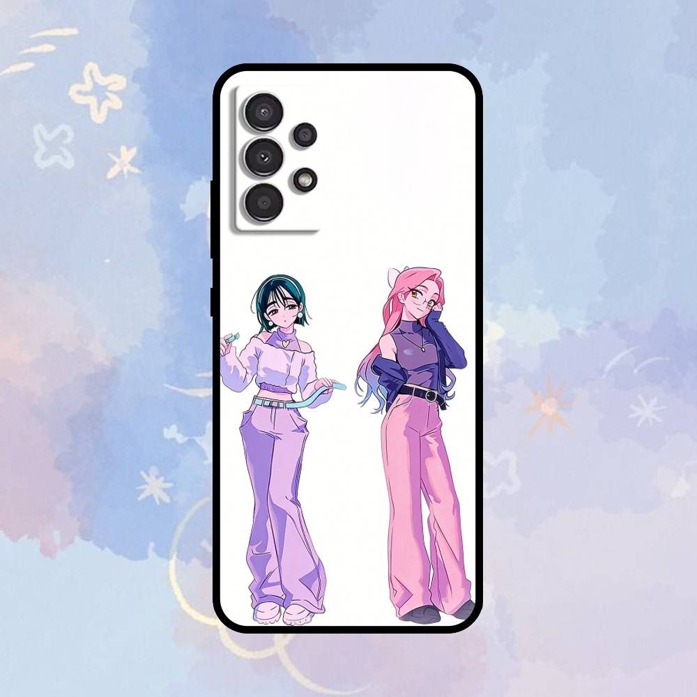 AAA Popular Anime Alien Stage Phone Case For Samsung Galaxy A73,A72,A71,A70,A53,A52,A51,Others Soft Black Cover