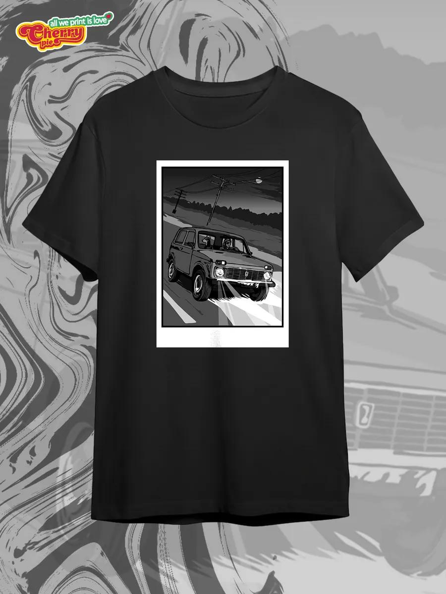 Oversize T-shirt with Christian print M