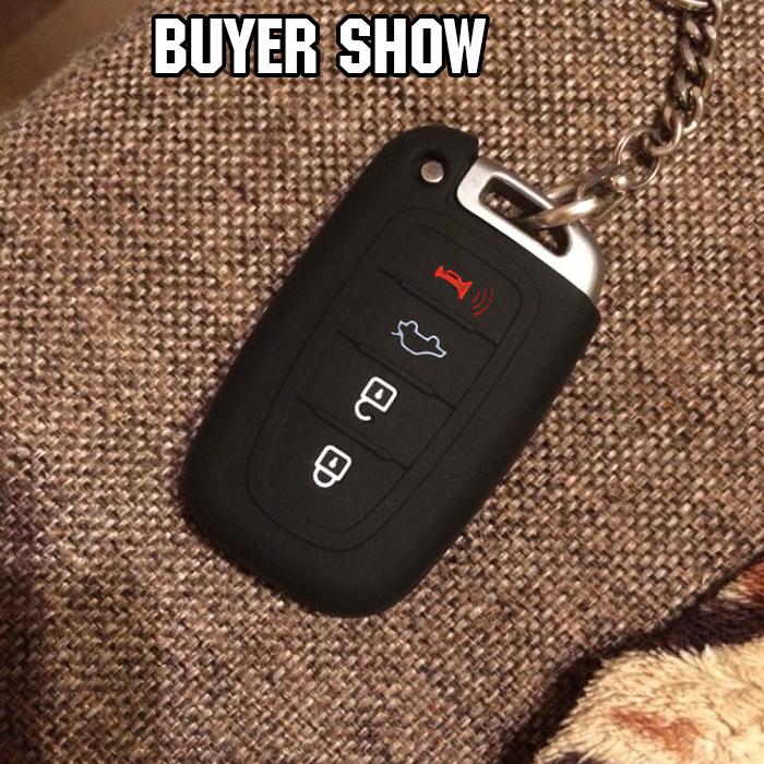 4 Button Silicone Key Cover Case Fit For Kia Sportage Soul Sorento Forte Rio K5 Optima Hyundai Elantra Sonata Veloster Genesis
