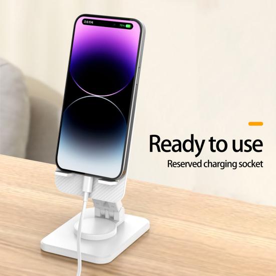 Mobile Phone Holder 360 Holder Height Adjustable Impact-Resistant Ratchet Sound Degree Anti-Shaking Phone For Home