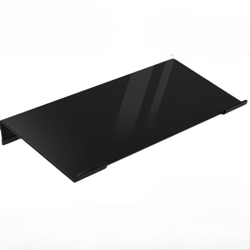 

1 шт. Акриловая подставка для клавиатуры, Компактный настольный подъемник для клавиатуры и подставка для мини-ПК чёрный