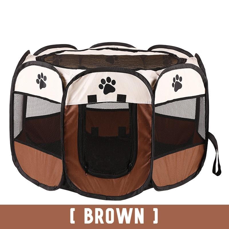 Portable Pet Safe Tent  Foldable Lightweight Pet Playpen Outdoor Travel Waterproof Dogs & Cats Fence