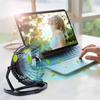 Strong Wind USB Silent Fan Cooler for Laptop Notebook PC Home Office Desk 4 Blade Cooling Fans Summer Rottable USB Mini Fan