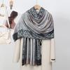 Luxury Brand Autumn Cashmere Pashmina Shawl Lady Wrap Warm Winter Scarves Design Print Female Foulard Cotton Stoles Scarf