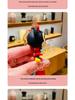 Genuine Lotso Mickey Plush Keychain - Creative Couple Bag Pendant Car Keyring Small Gift.