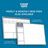 Daily Planner Notepad by Clear Mind Concepts - 100 Tear-Off Sheets, Undated To-Do List Pad, Thick 120gsm Paper for Productivity & Task Organization -