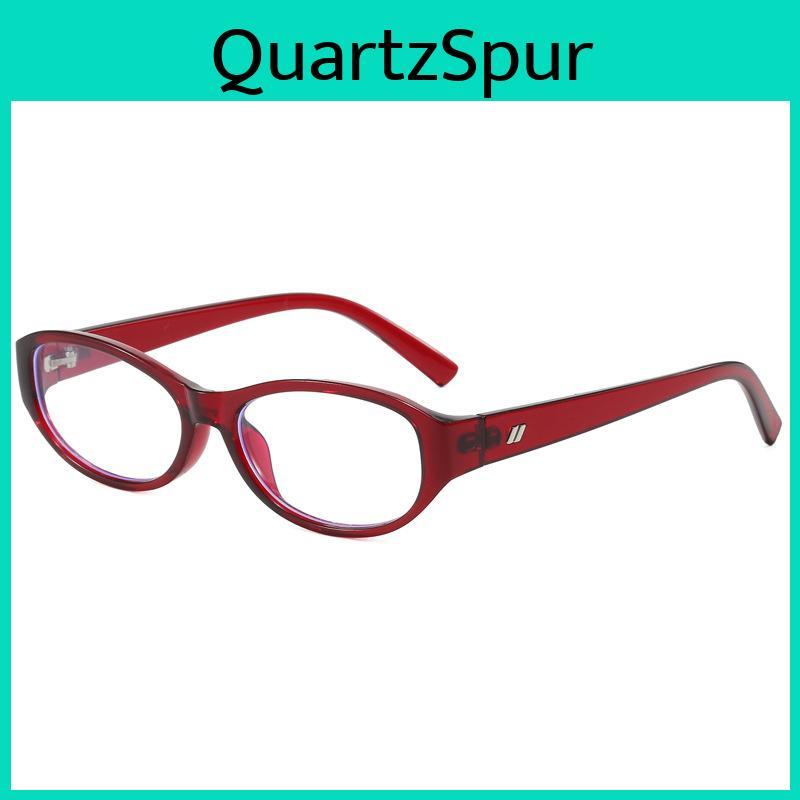 Retro Cat Eye Nonglare Glasses For Adults Ultra Thin Optical Frame For Office Use