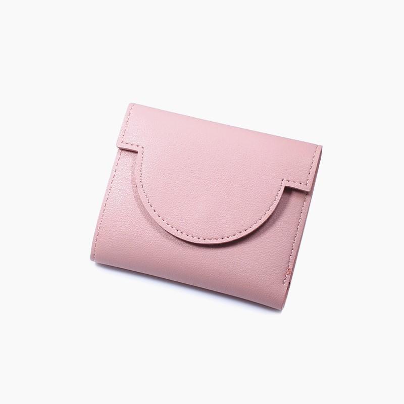 Ultra Slim Women Wallet Tri-fold PU Leather Card Holder Mini Purse Female Coin Bag Compact Wallet Pocket Money Clip Clutch Bag