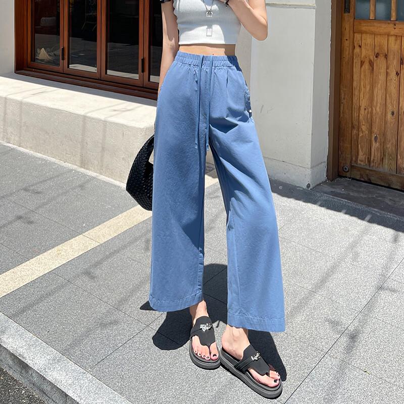 La Chapelle Ice Silk Wide-Leg Cool Pants XL