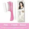Unisex Transparent Essential Oil Applicator Massage Comb With Built-In Liquid Reservoir Rolling Metal Teeth
