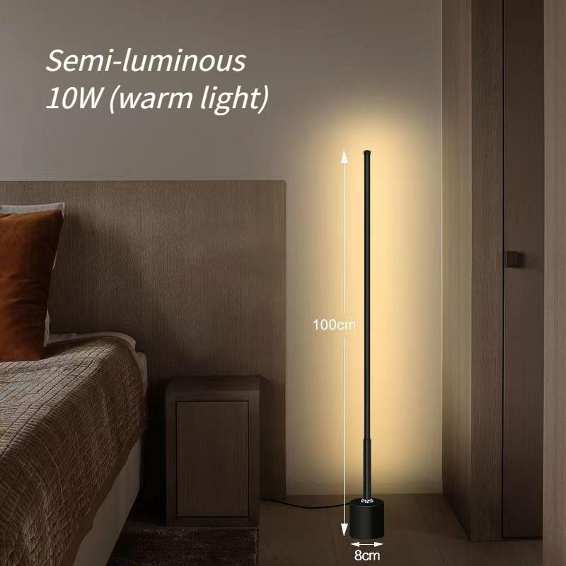 Living Room Bedroom Remote Control Luxury Standing Lights Floor Atmosphere Lamp Modern Nordic Minimalist LED Light warm light