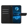 For Motorola Moto G56 5G Case Skin Touch Lines Imprinted PU Leather Flip Phone Cover