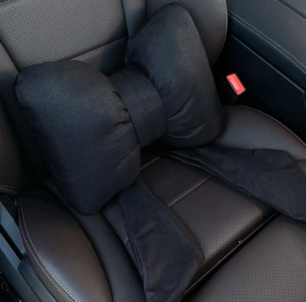 Car Neck Pillow Cute Interior Pink Bowknot Head Pillow Universal  Anti-fatigue Car Headrest Neck Cushion Pillows Car Accessories