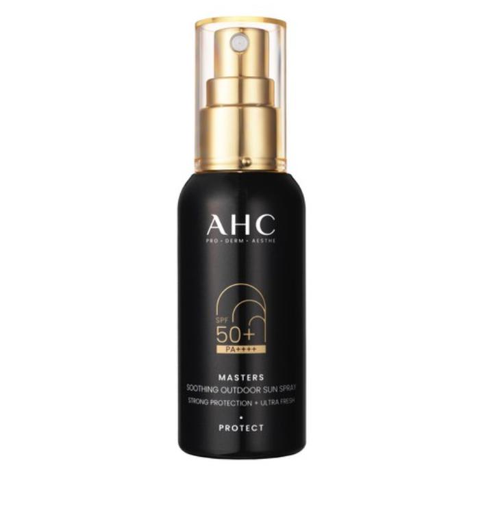 

AHC Masters Soothing Outdoor Sun Spray SPF50+ PA++++ 55ml | Cooling & Hydrating UV Protection 1 ea