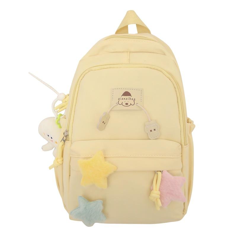 Large Capacity Cute Girl Backpack Schoolbag College Student Lightweight Backpack Female