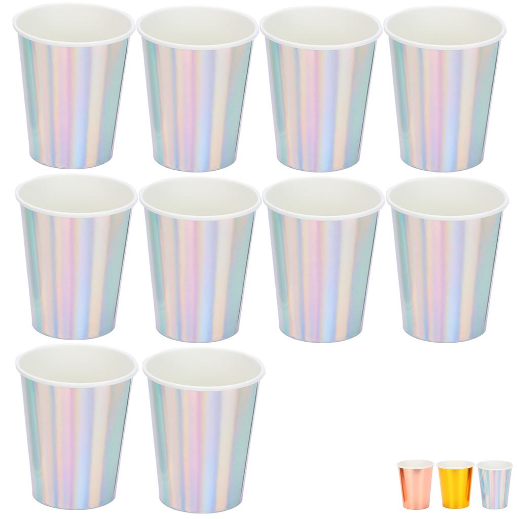 20 buc Pahare de Hârtie Ceașă de băut compostabilă ceașcă de suc reciclabilă pentru petrecere, cafea, ceai