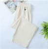 High-Waisted Tencel Pants for Middle-Aged and Elderly Women - Loose Fit, Slimming, Elastic Waistband, Casual Straight-Leg.