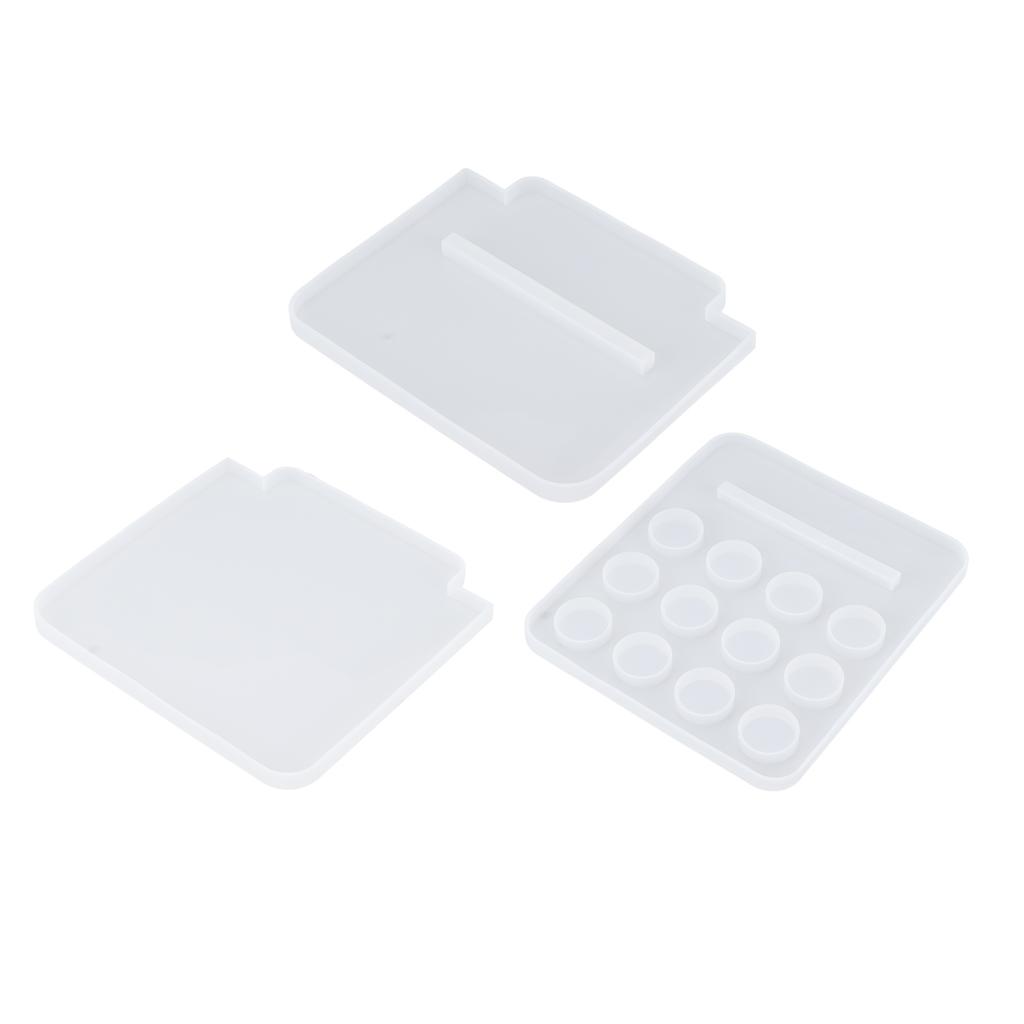 Silicone Resin Molds Display Rack Shape DIY Washable Casting Tool Reusable Craft Accessories