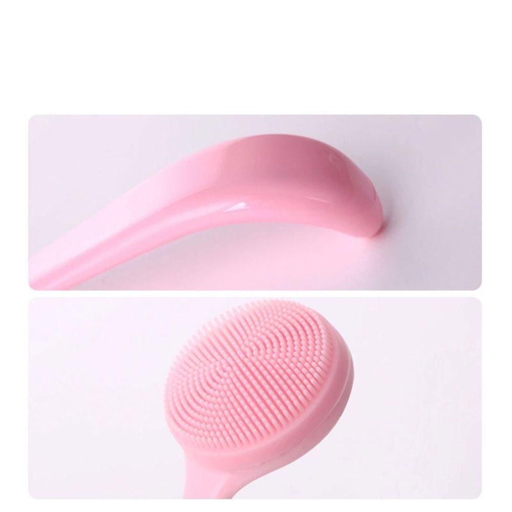 Manual Facial Cleansing Brush Silicone Face Wash Brush  Blackheads Whiteheads Removal