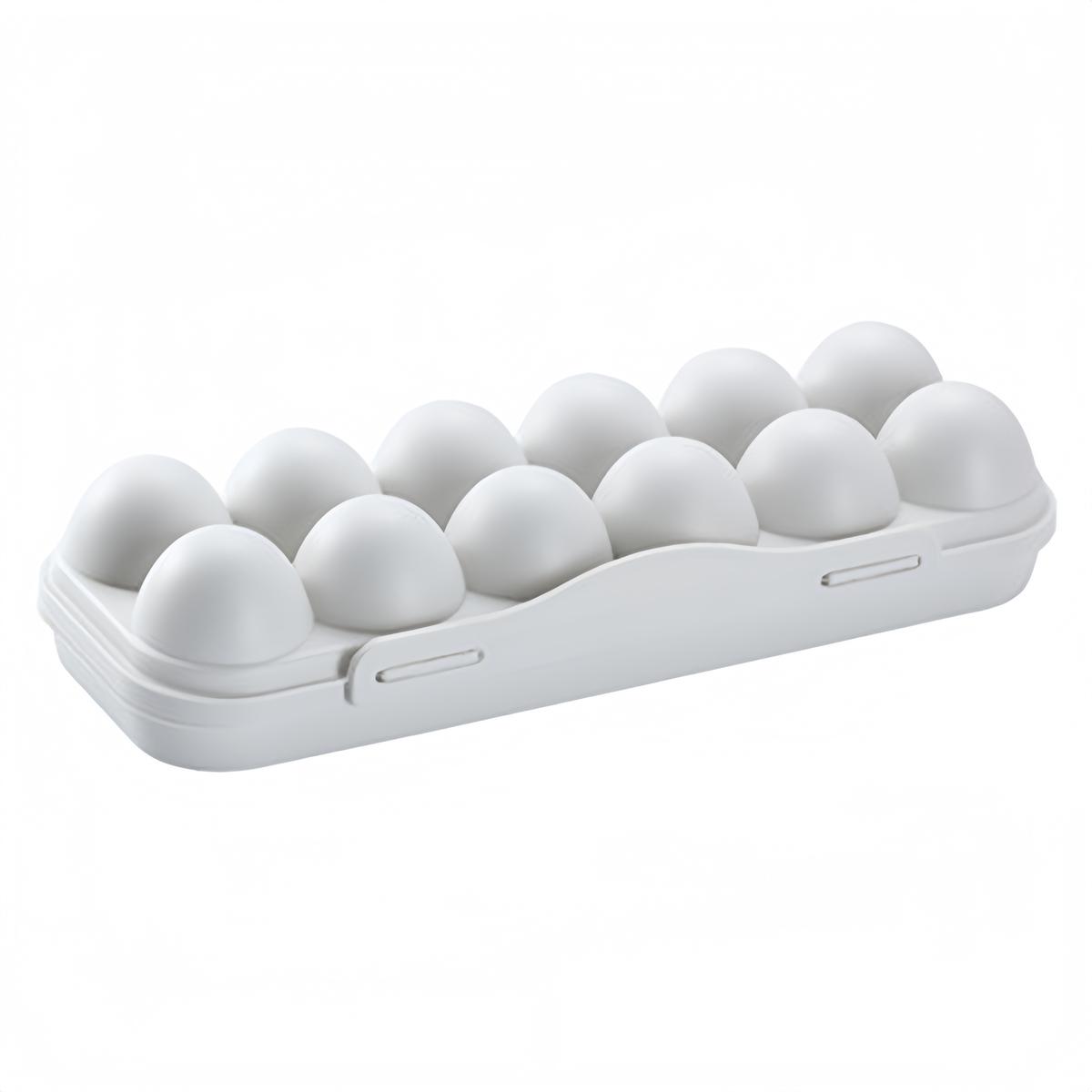 12/18 Grids Egg Holder Portable Egg Storage Box Shockproof Plastic Egg Protector Case Slot Tray Container For Refrigerator