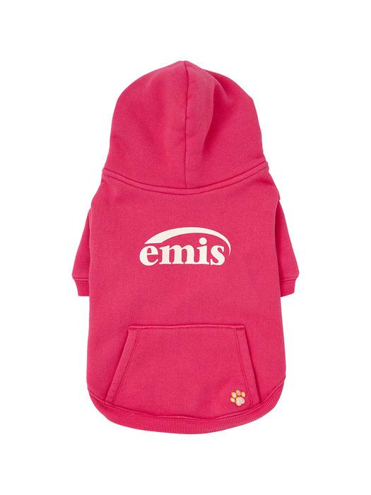 

EMIS [PET] NEW LOGO BIG HOODIE-HOT PINK 2
