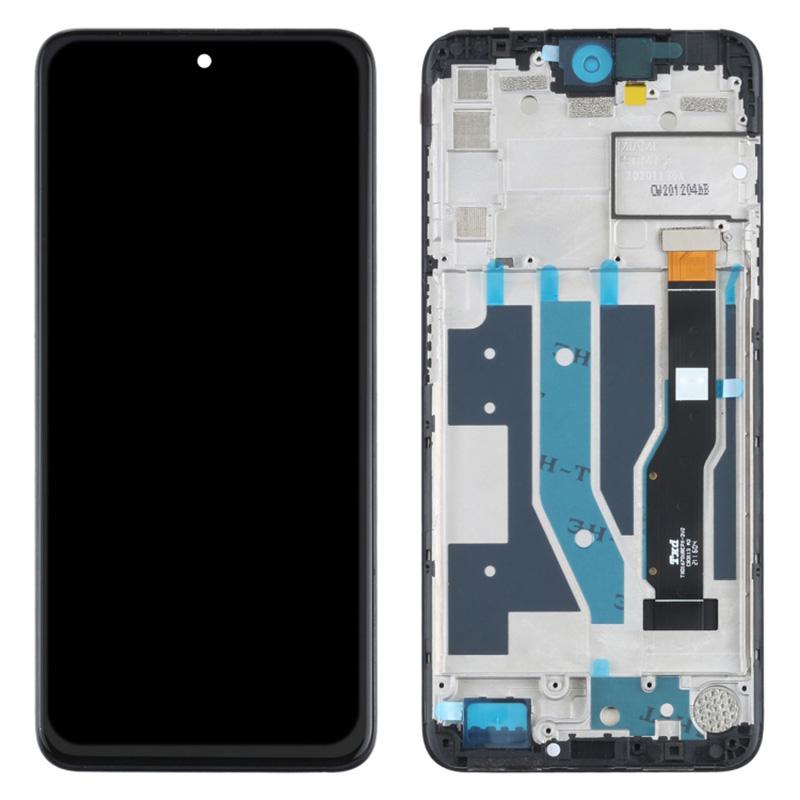 

For TCL 20L+ T775H/T775B Grade S LCD Screen and Digitizer Assembly+Frame Part (without Logo) Black