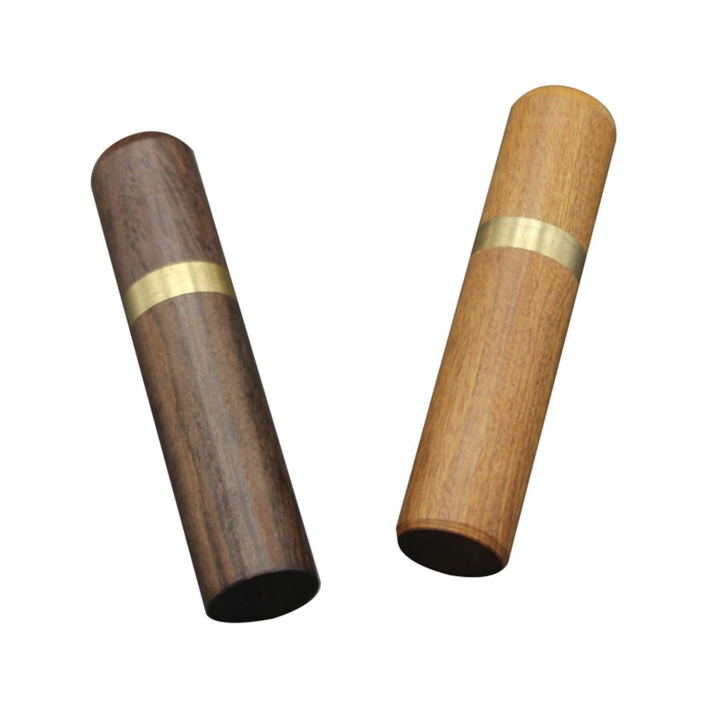 Sewing Needles Holder Storage Case, Versatile Wooden Needle Case, DIY Handmade Leather Wood Storage Box Hand Crafts Knitting Toothpick Holder